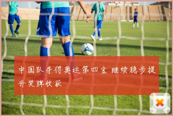 中国队夺得奥运第四金 继续稳步提升奖牌收获